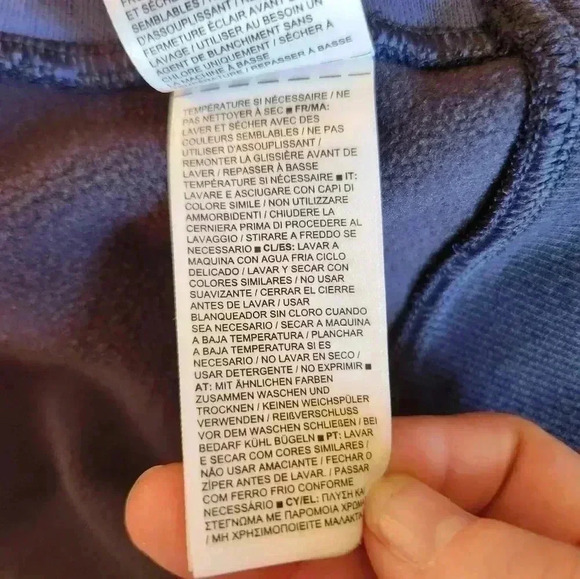 Athleta Jacket Triumph Game Pointe Full Zip Blue Size S - Picture 6 of 14